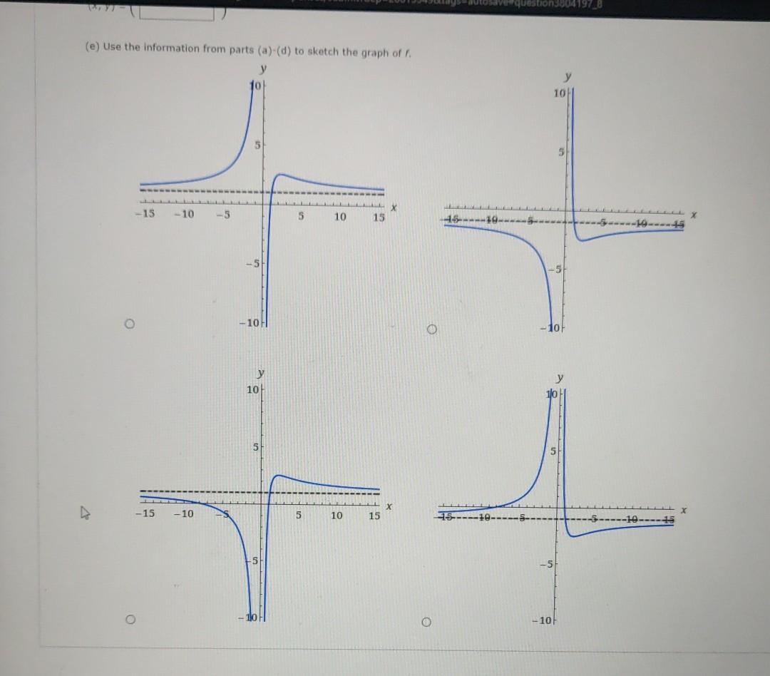 Solved Consider the following function. (If an answer does | Chegg.com