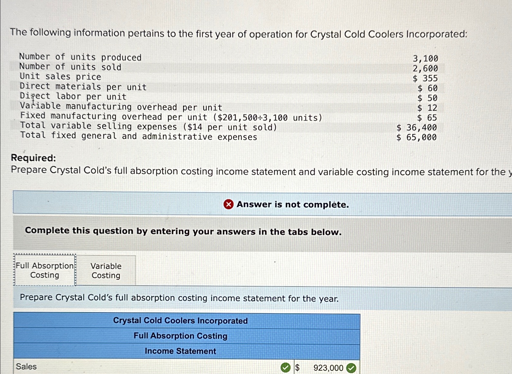 Solved The following information pertains to the first year