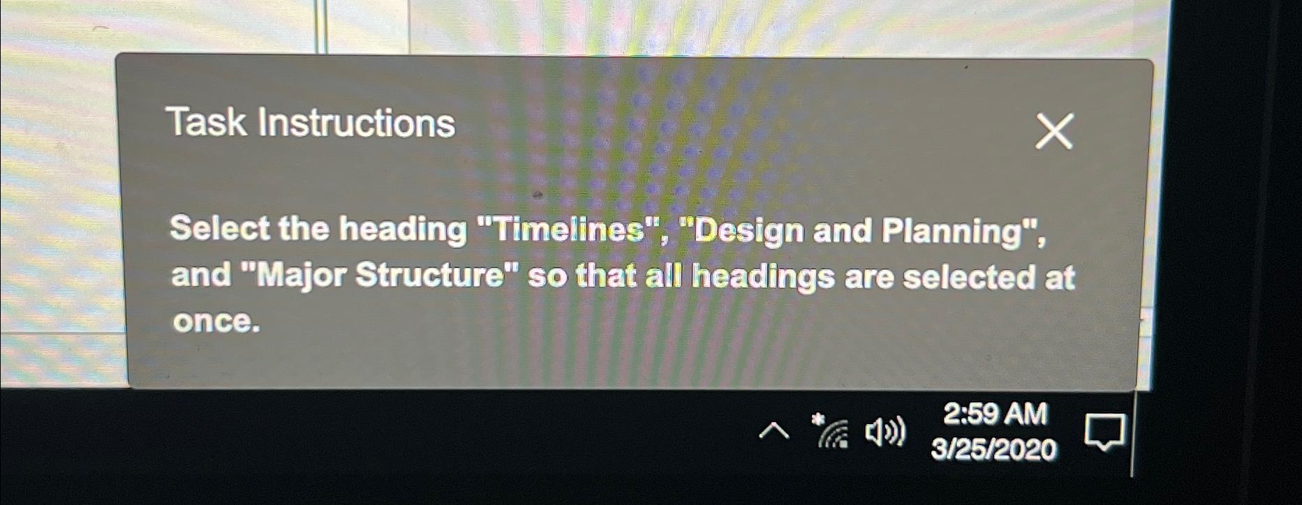 Solved Select the heading "Timelines", "Design and