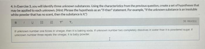 Solved Exercise 2 - Questions 1. A hypothesis for Exercise 2 | Chegg.com