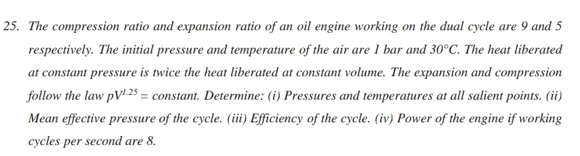 Solved The Compression Ratio And Expansion Ratio Of An Oil Chegg Solved The Compression Ratio And Expansion Ratio Of An Oil Chegg