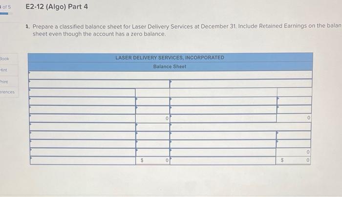 Solved Required information E2-12 (Algo) Analyzing the | Chegg.com