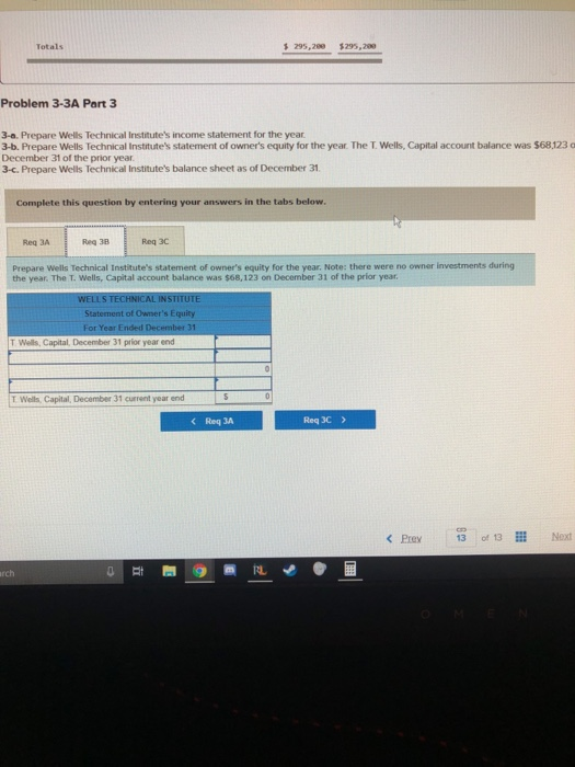 Solved Required information Problem 3-3A Preparing adjusting | Chegg.com