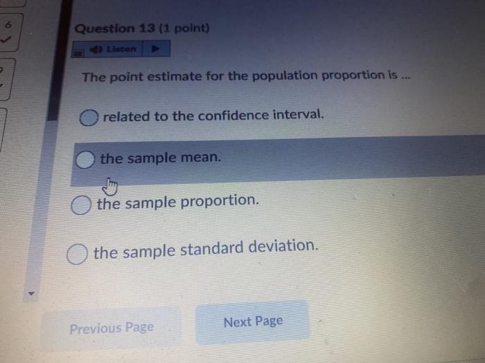 Solved Question 10 (1 point) Saved A random sample of 90 | Chegg.com
