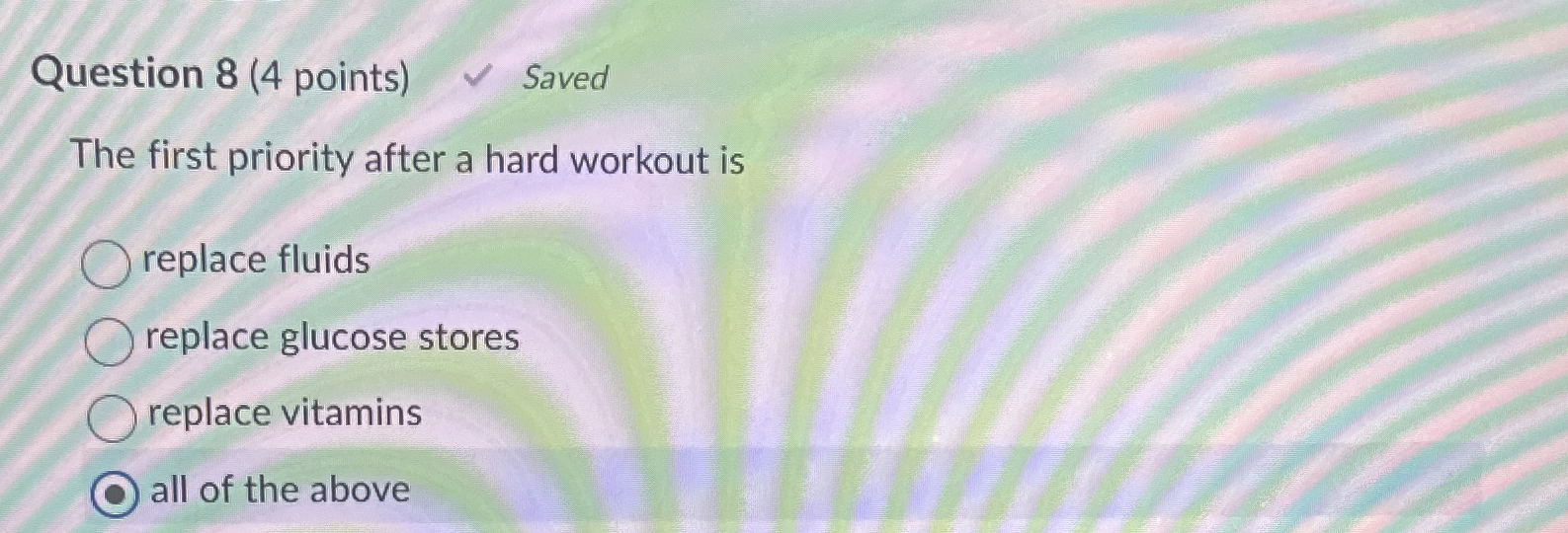 Solved Question 8 (4 ﻿points) ﻿SavedThe first priority | Chegg.com