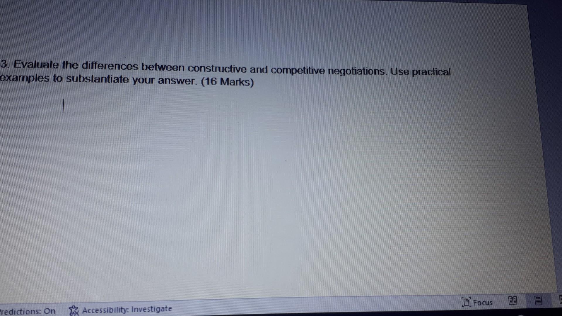 Solved 3. Evaluate the differences between constructive and | Chegg.com