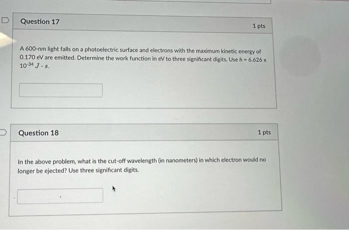 Solved In the above problem, what is the cut-off wavelength | Chegg.com