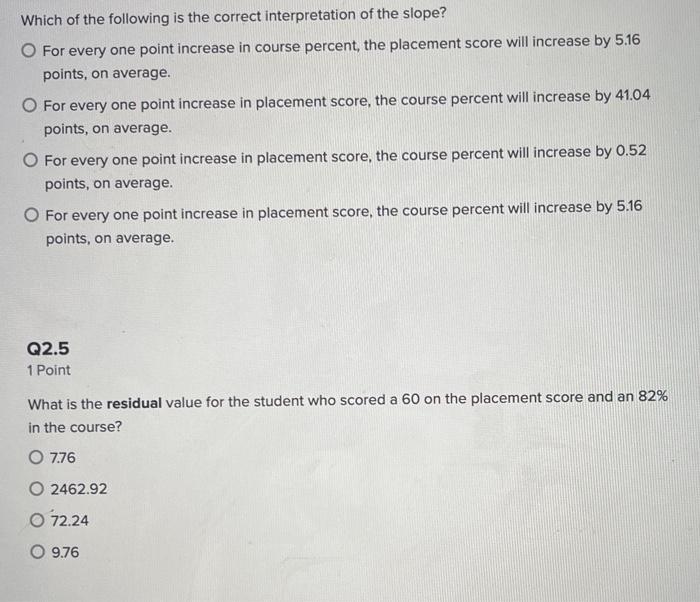 Solved A mathematics placement test is given to all entering | Chegg.com