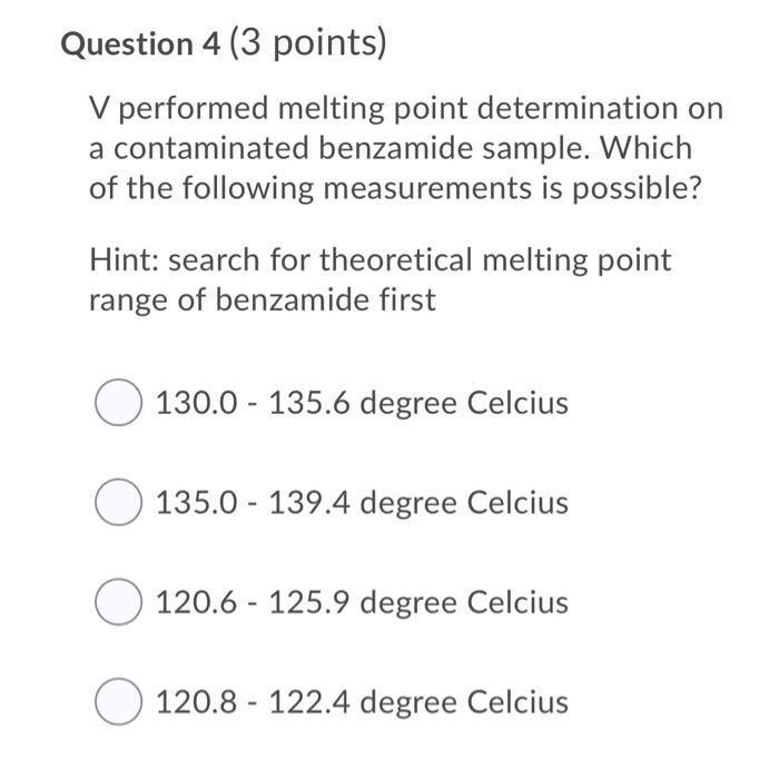 MELTING POINT — FIRST - PREV. - NEXT