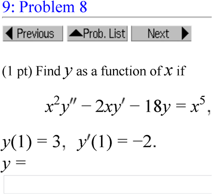 Solved Find Y As A Function Of X If X 2 Y 2xy 18y Chegg Com