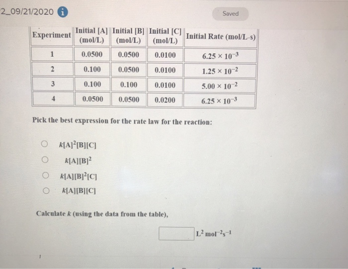 Solved A G B G C G D G The Following Data Were Ob Chegg Com