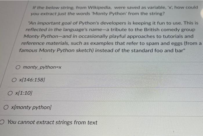 Solved If the below string, from Wikipedia, were saved as | Chegg.com