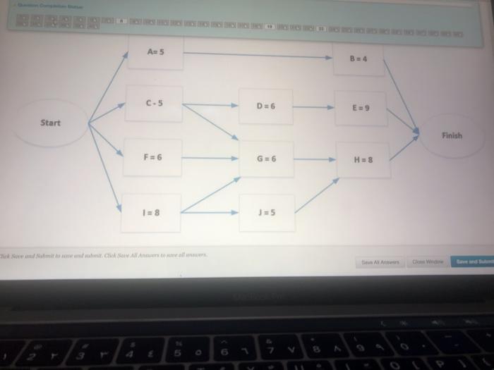 Solved Consider the following network diagram. Answer the | Chegg.com