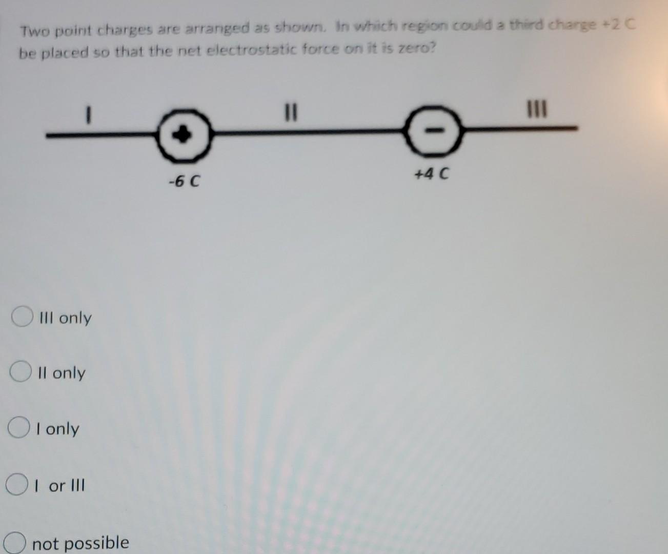 Solved Two point charges are arranged as shown in which | Chegg.com