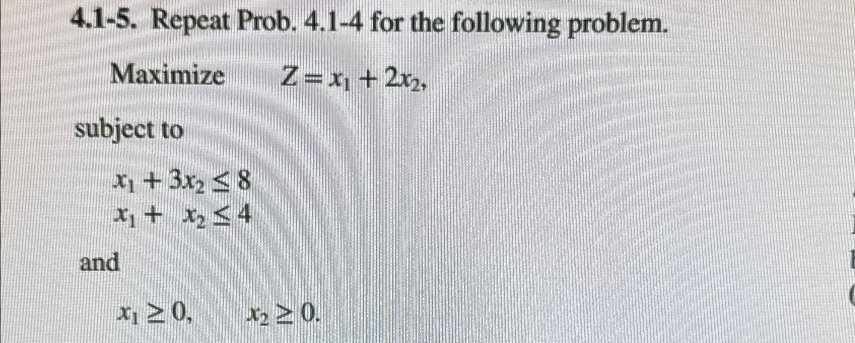 Solved Consider The Mathematical Model Formulation In | Chegg.com