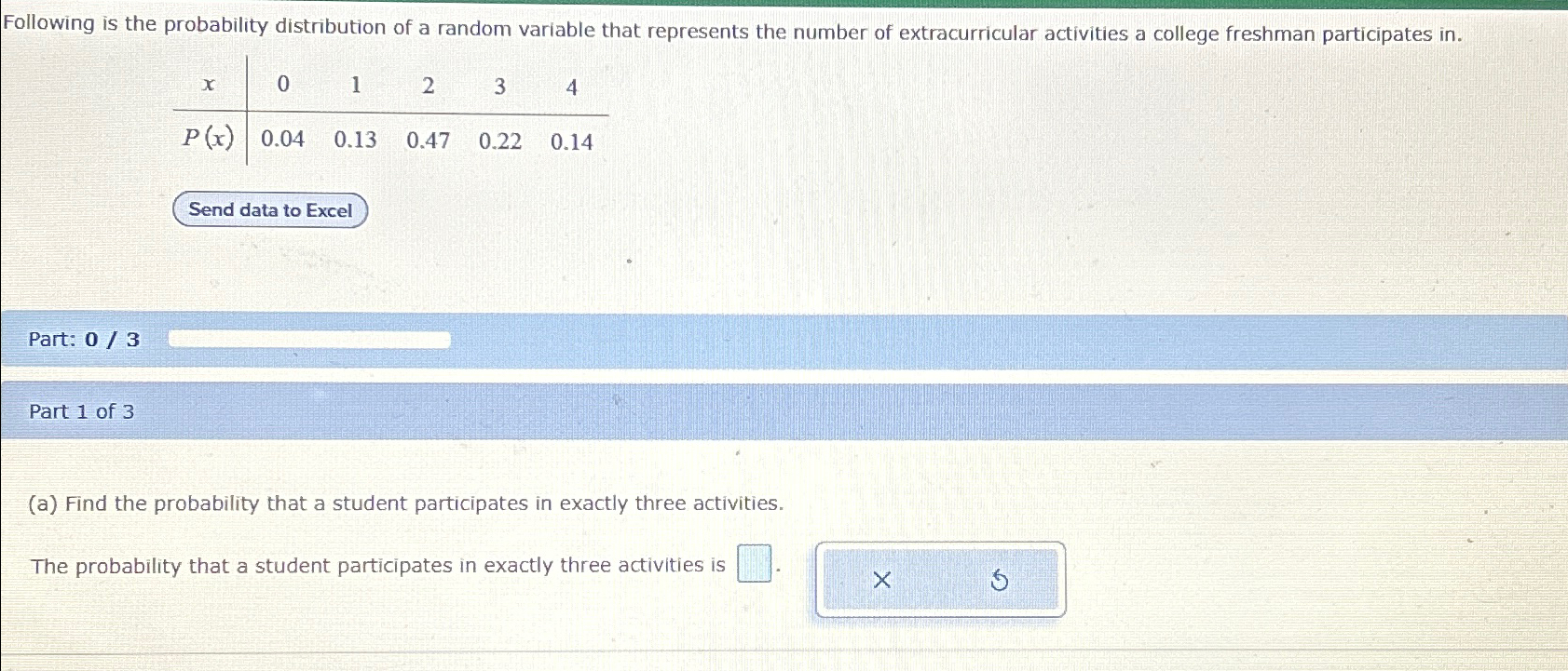 Solved Following is the probability distribution of a random | Chegg.com