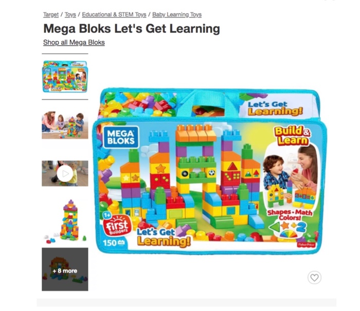 Mega bloks let's get 2025 learning