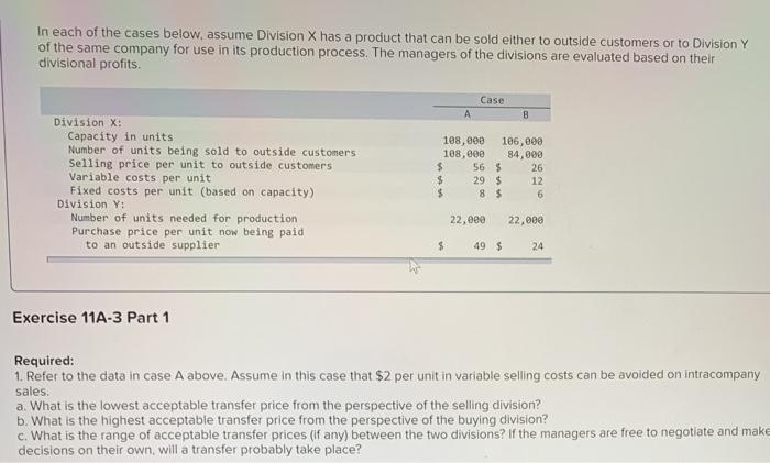 solved-in-each-of-the-cases-below-assume-division-x-has-a-chegg