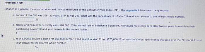 Solved Inflation is a general increase in prices and may be | Chegg.com