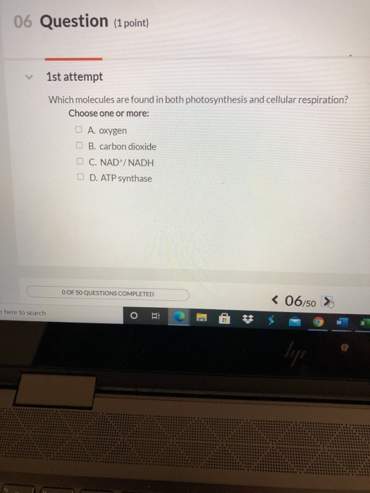 Solved 06 Question (1 point) 1st attempt Which molecules are | Chegg.com