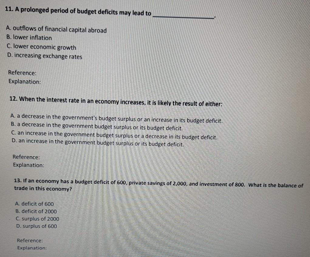 solved-11-a-prolonged-period-of-budget-deficits-may-lead-to-chegg