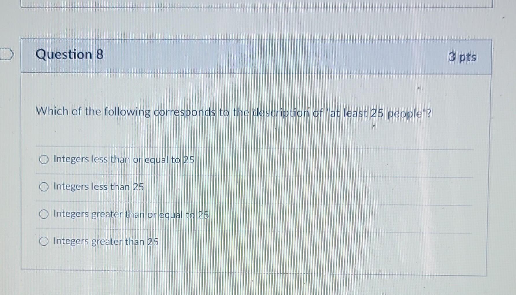 which of the following is equal to 10 25