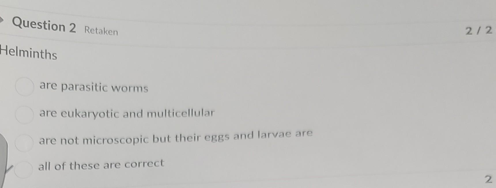 Solved Helminths Are Parasitic Worms Are Eukaryotic And Chegg Solved Helminths Are Parasitic Worms Are Eukaryotic And Chegg