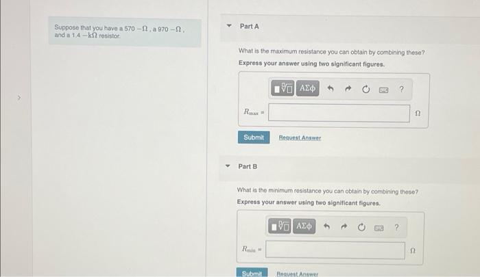 Solved Part A Four 1.5 V cells are connected in series to a | Chegg.com