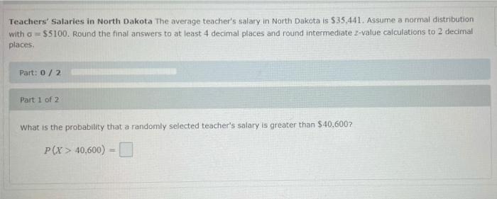 solved-teachers-salaries-in-north-dakota-the-average-chegg