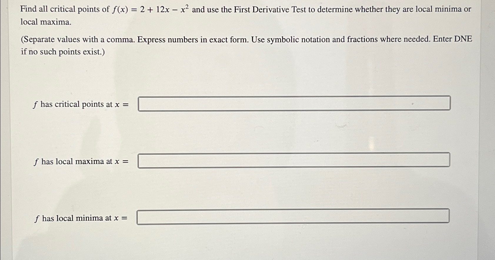 solved-find-all-critical-points-of-f-x-2-12x-x2-and-use-chegg
