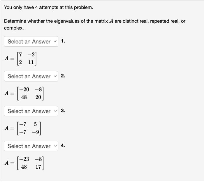 Solved You only have 4 attempts at this problem. Determine | Chegg.com