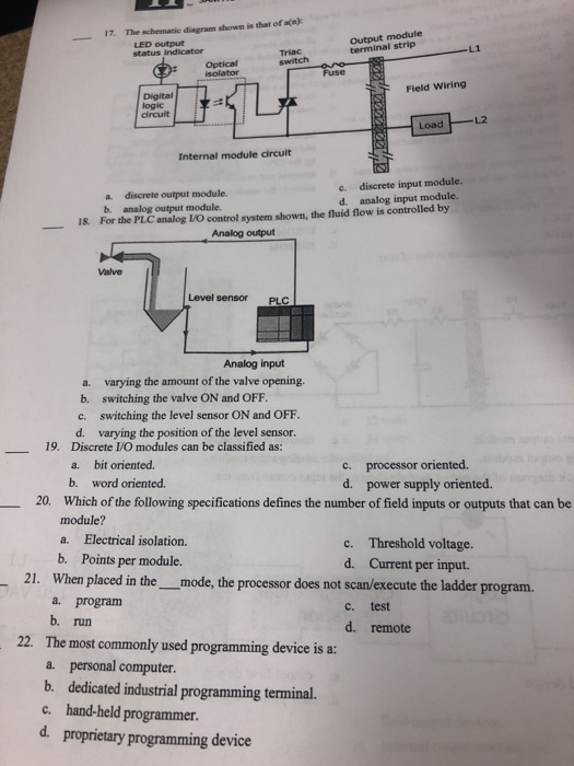 Solved: 17. The Schematic Diagram Shown Is That Of An LED | Chegg.com