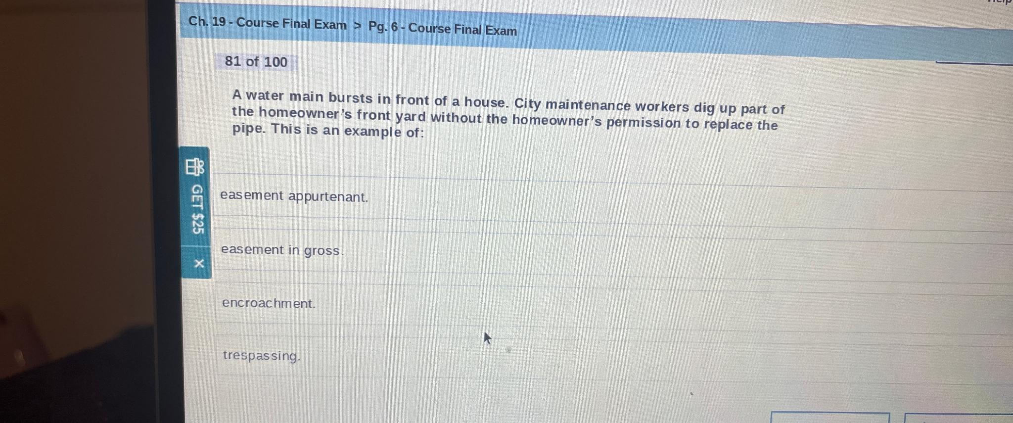 Solved Ch 19 Course Final Exam Pg 6 Course Final Chegg Com   Image