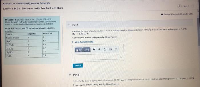 Solved Chapter 14. Solutions (b) Adaptive Follow-Up Exercise | Chegg.com