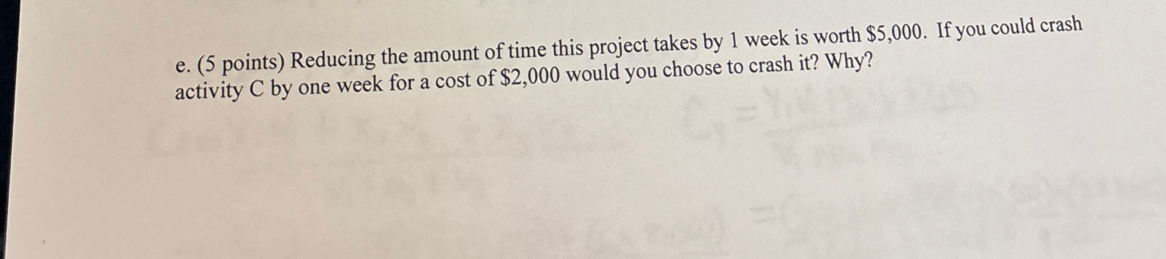 Solved E 5 ﻿points ﻿reducing The Amount Of Time This