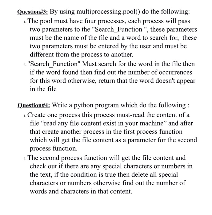 Solved Question#1: Write a python program which creates one | Chegg.com