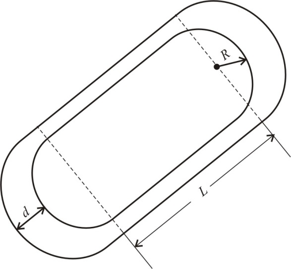 Solved Determine the volume and the surface area of the chain lin