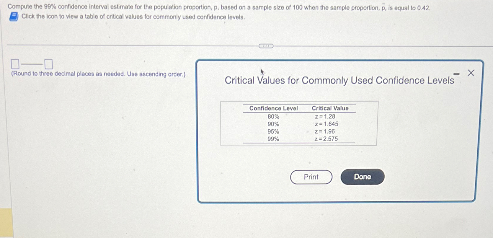 Solved Compute the 99% ﻿confidence interval estimate for the | Chegg.com