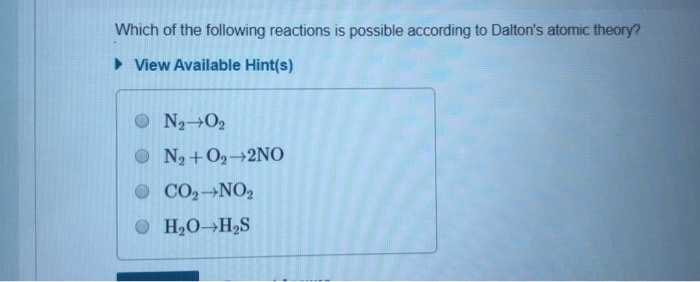 Which Of The Following Reactions Is Possible Chegg 