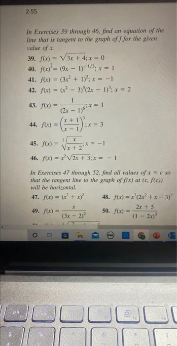 Solved In Exercises 39 through 46. find an equation of the | Chegg.com