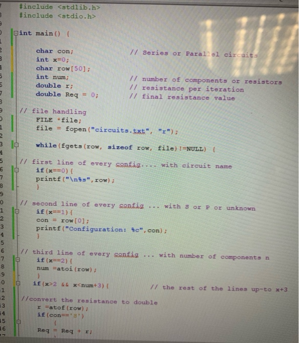 Solved how do i convert this code that has a while loop to a | Chegg.com