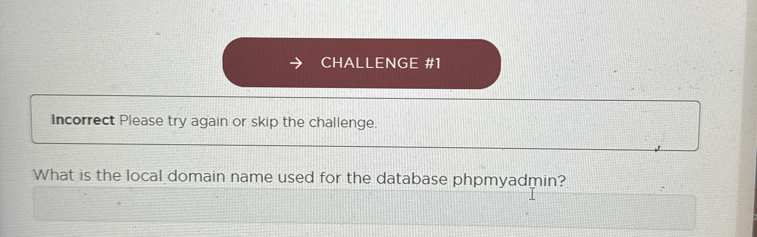 Solved Incorrect Please try again or skip the challenge.What | Chegg.com