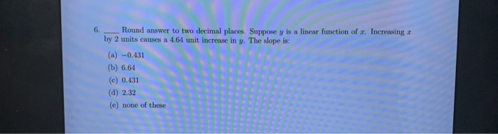 Solved 3 If F Is A Linear Function With Slope M 3 Chegg Com