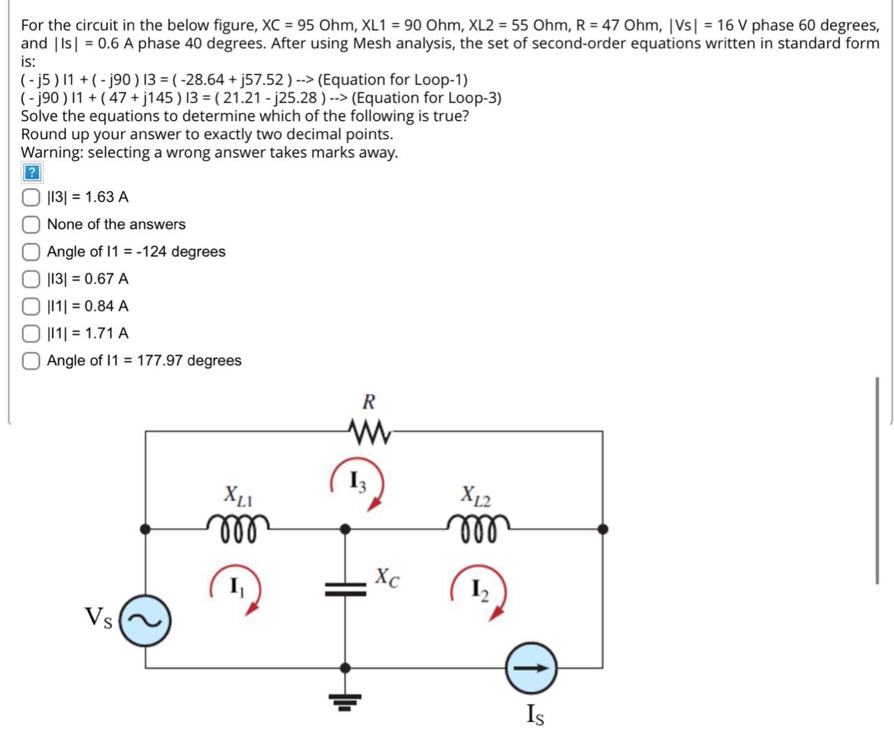 Solved For the circuit in the below figure, | Chegg.com