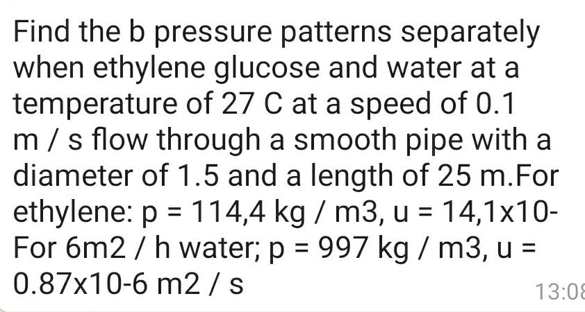 Solved Find The B Pressure Patterns Separately When Ethylene | Chegg.com