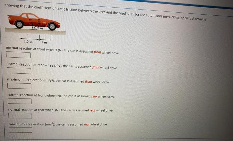 Solved Knowing that the coefficient of static friction | Chegg.com