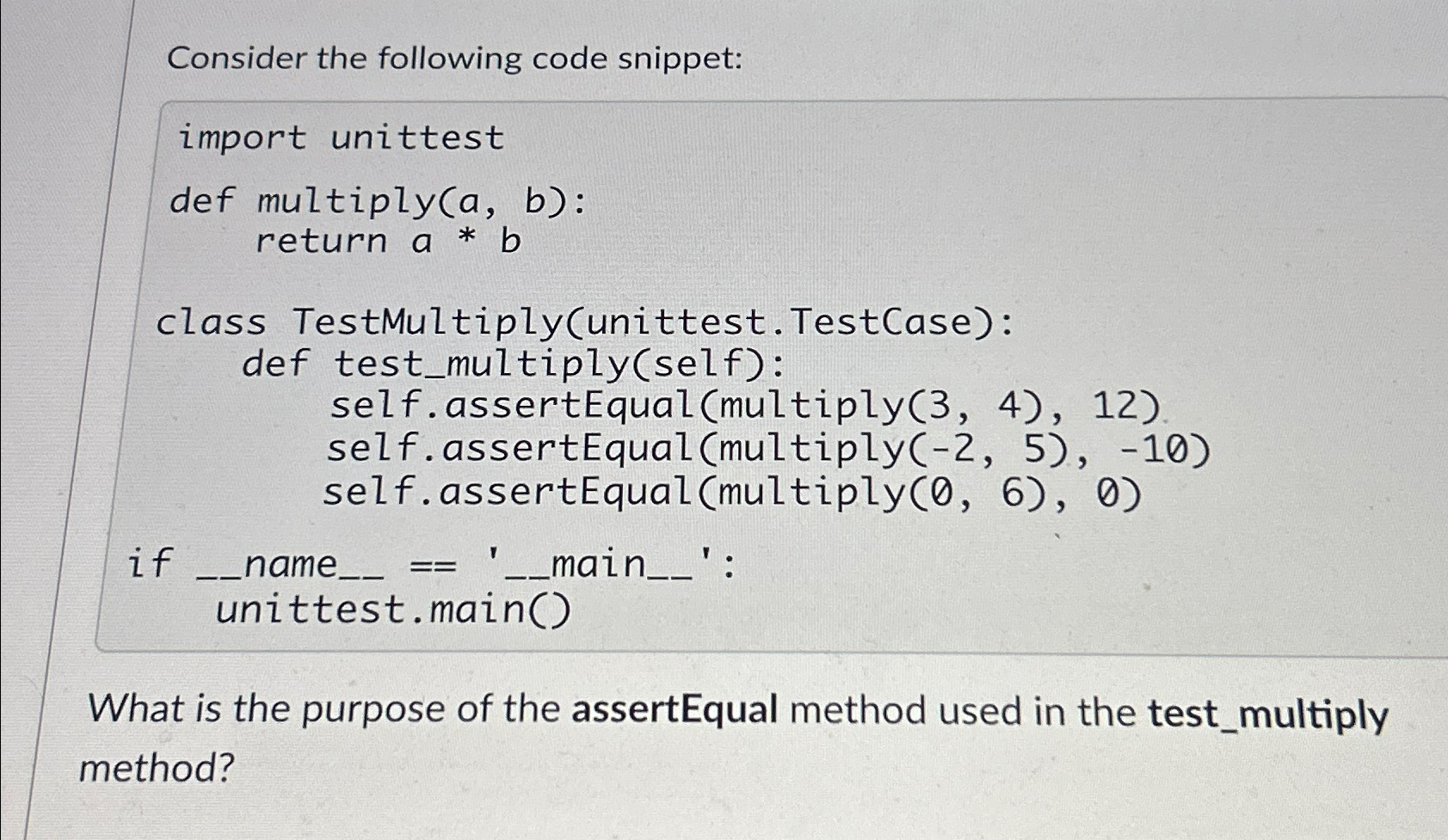 Solved Consider The Following Code Snippet:What Is The | Chegg.com