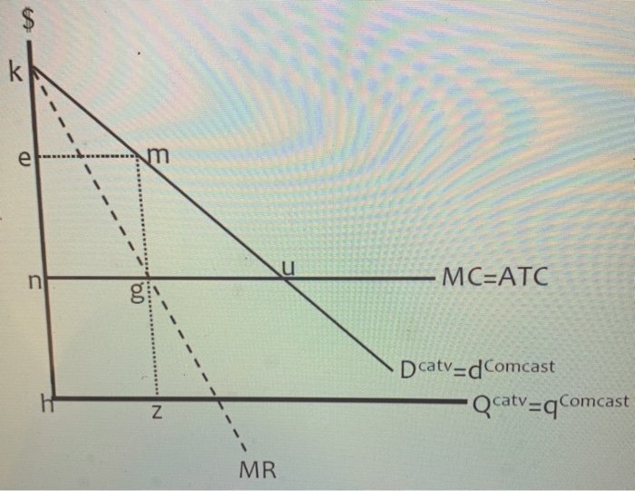 Solved Consider the cable television monopoly depicted above