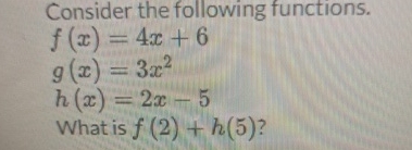 Solved Consider the following | Chegg.com