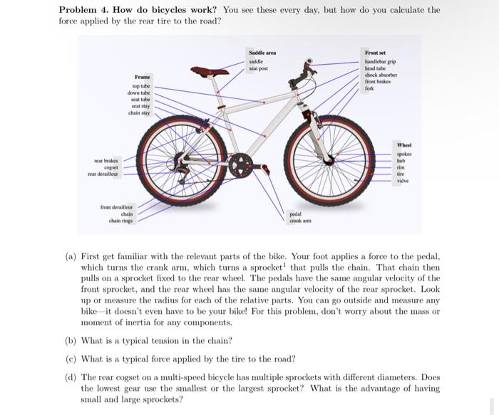 Solved Problem 4. How do bicycles work? You see these every